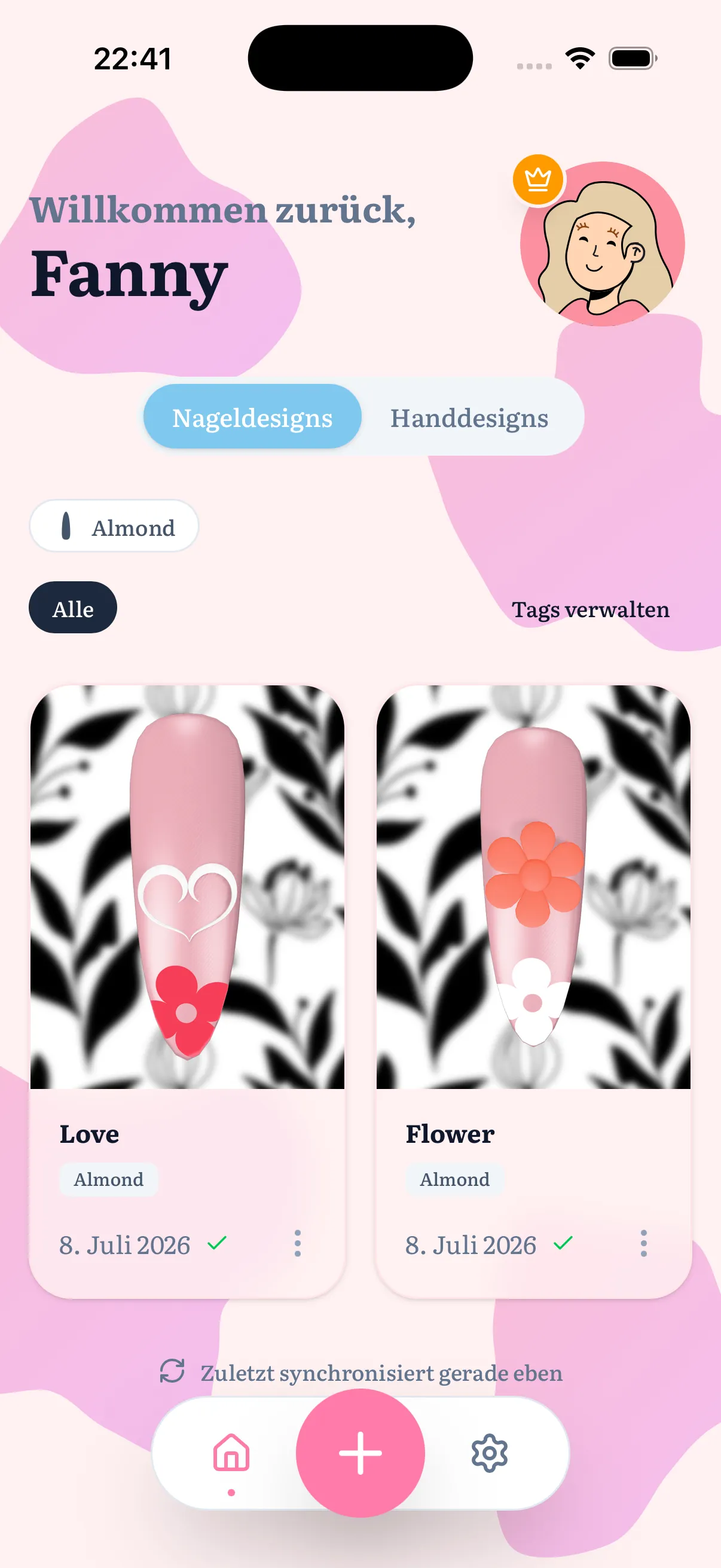 MANQR design library - browse and organize your saved looks