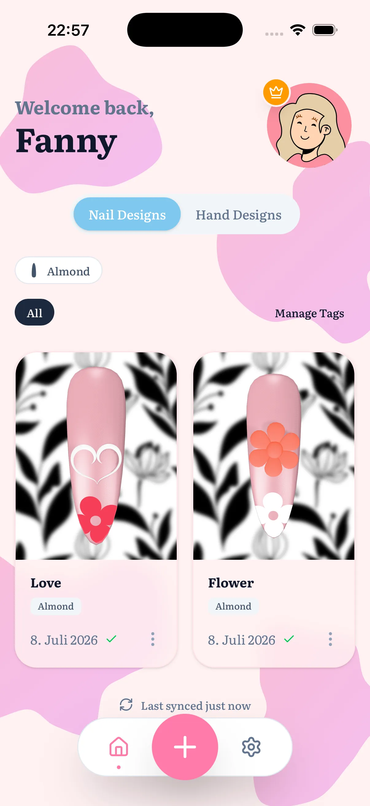 MANQR design library - browse and organize your saved looks